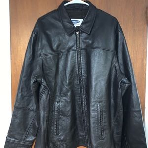 Old Navy Leather Jacket